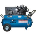 Wood Industries Eagle P5125H1, Portable Electric Air Compressor, 5 HP, 25 Gallon, Horizontal, 18.5 CFM P5125H1